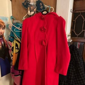 Girls dressy coat size 14 worn 1 time